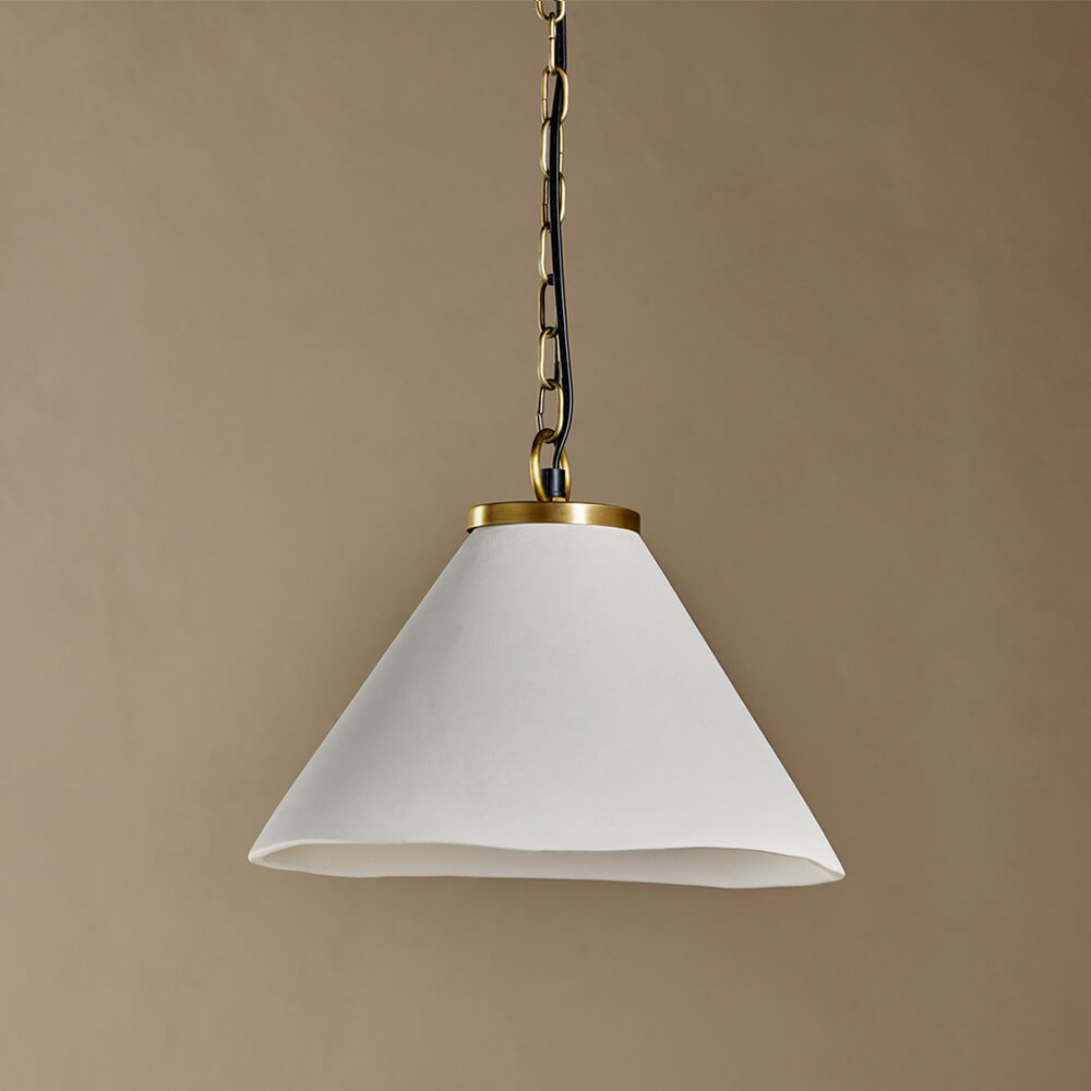 Nkuku Kiara Organic Shape Ceramic Pendant Light